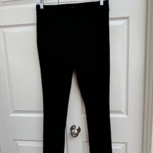 Andrew Marc Pull On Faux Suede Black Pant Size M